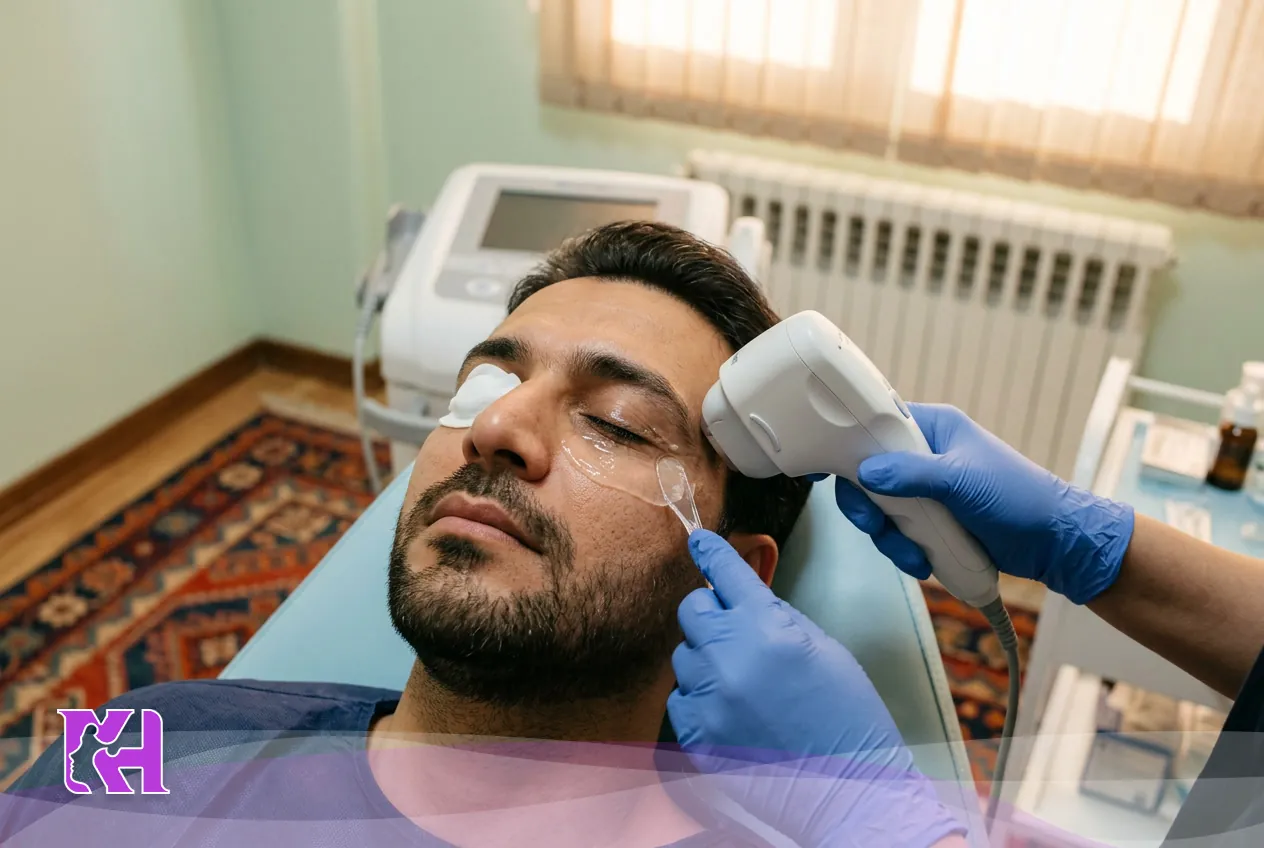 برنامه جامع جوانسازی صورت و دور چشم در کلینیک