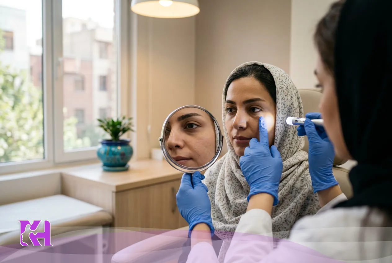 بررسی علت گودی زیر چشم پیش از انتخاب روش درمان
