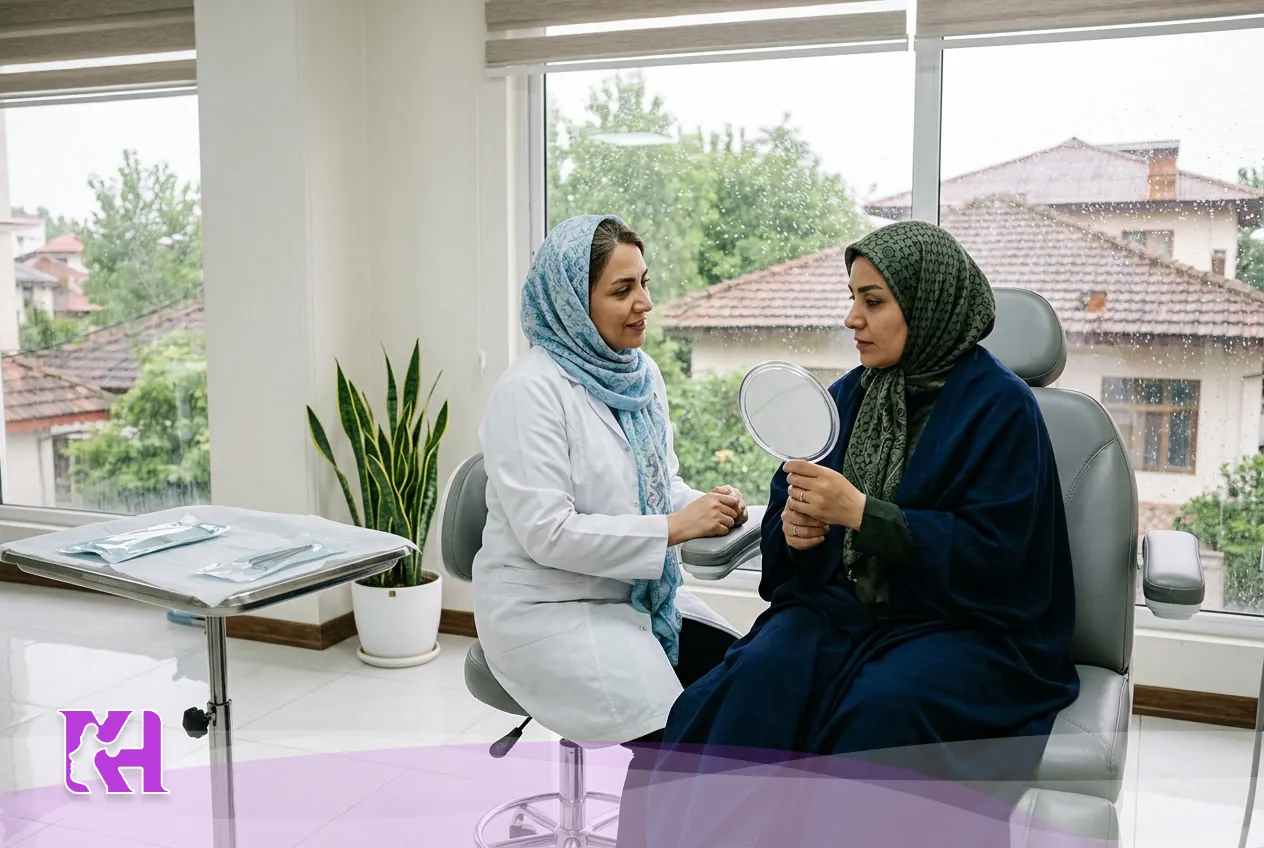 انتخاب کلینیک مناسب برای فیلر زیر چشم در ساری