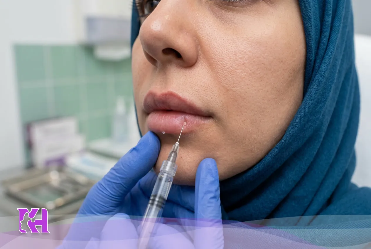 نمونه فرم‌دهی لب به سبک روسی؛ مناسب برای لیفت و مرزبندی
