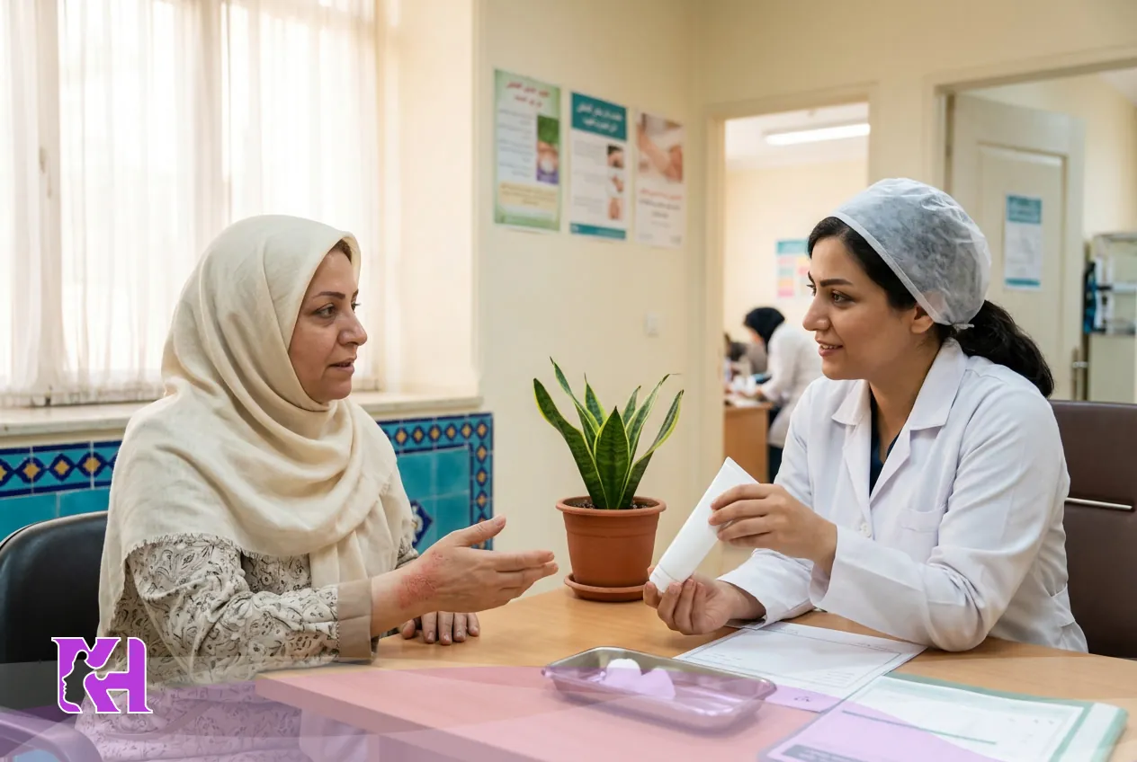 مشورت با پزشک پیش از استفاده از پماد پس از فیلر لب