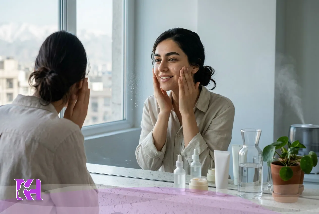 ماسک آبرسانی عمیق پوست در منزل