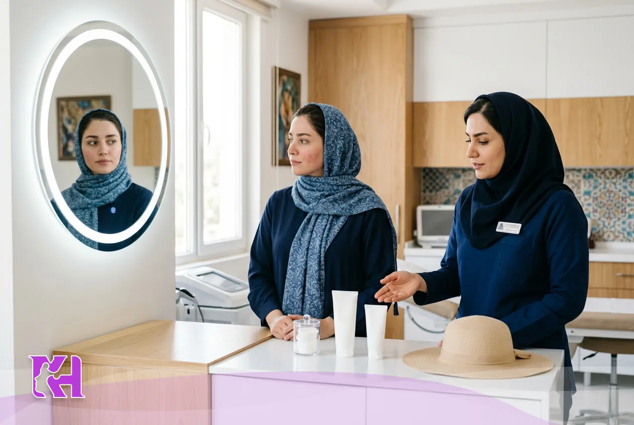 واکنش‌های طبیعی پوست پس از آر اف فرکشنال