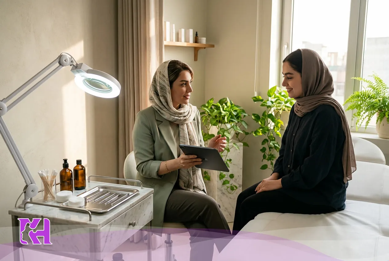 انتخاب بهترین کلینیک برای فیشیال در ساری