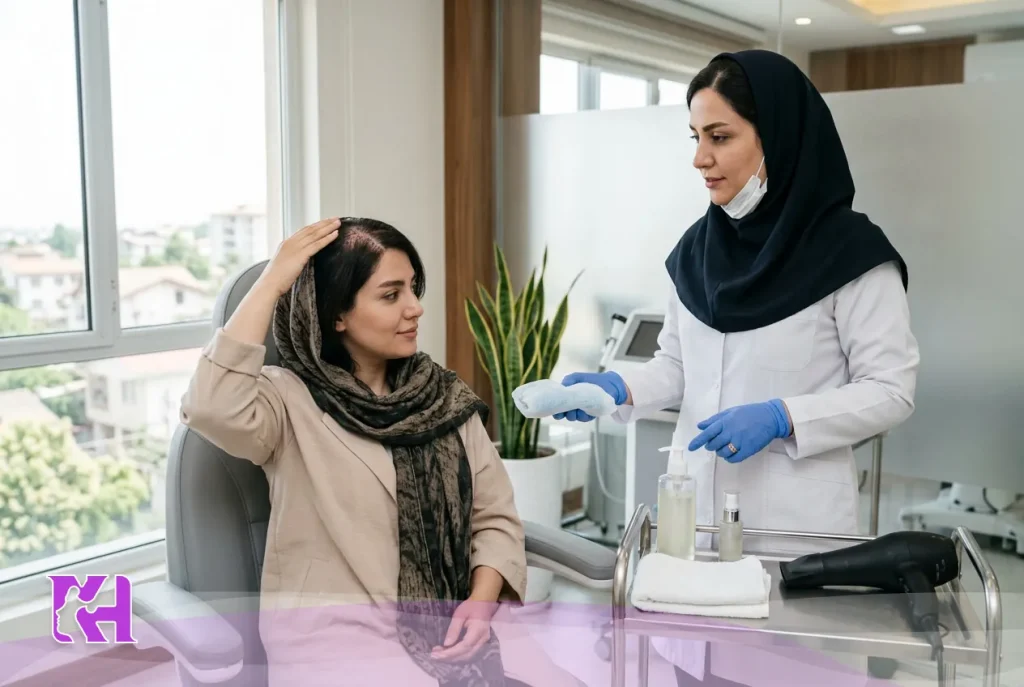 مراقبت های بعد از مزوتراپی مو