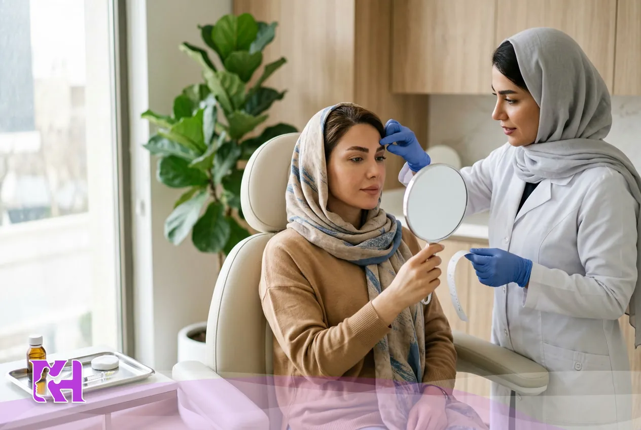 چند روز بعد از بوتاکس ابرو بالا میره