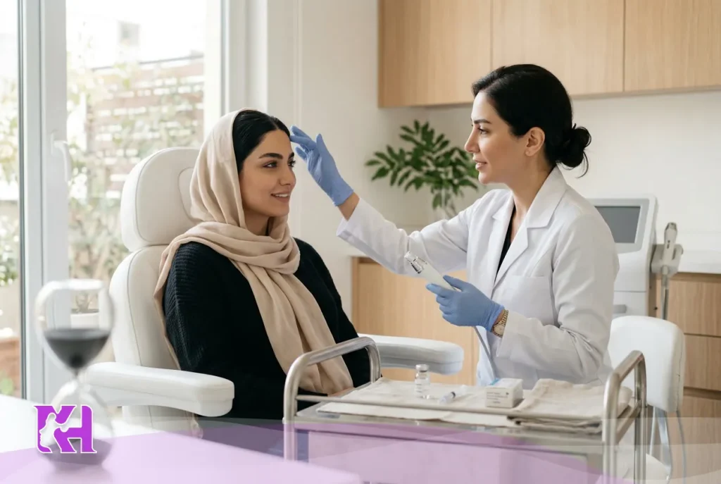 آر اف بعد از بوتاکس